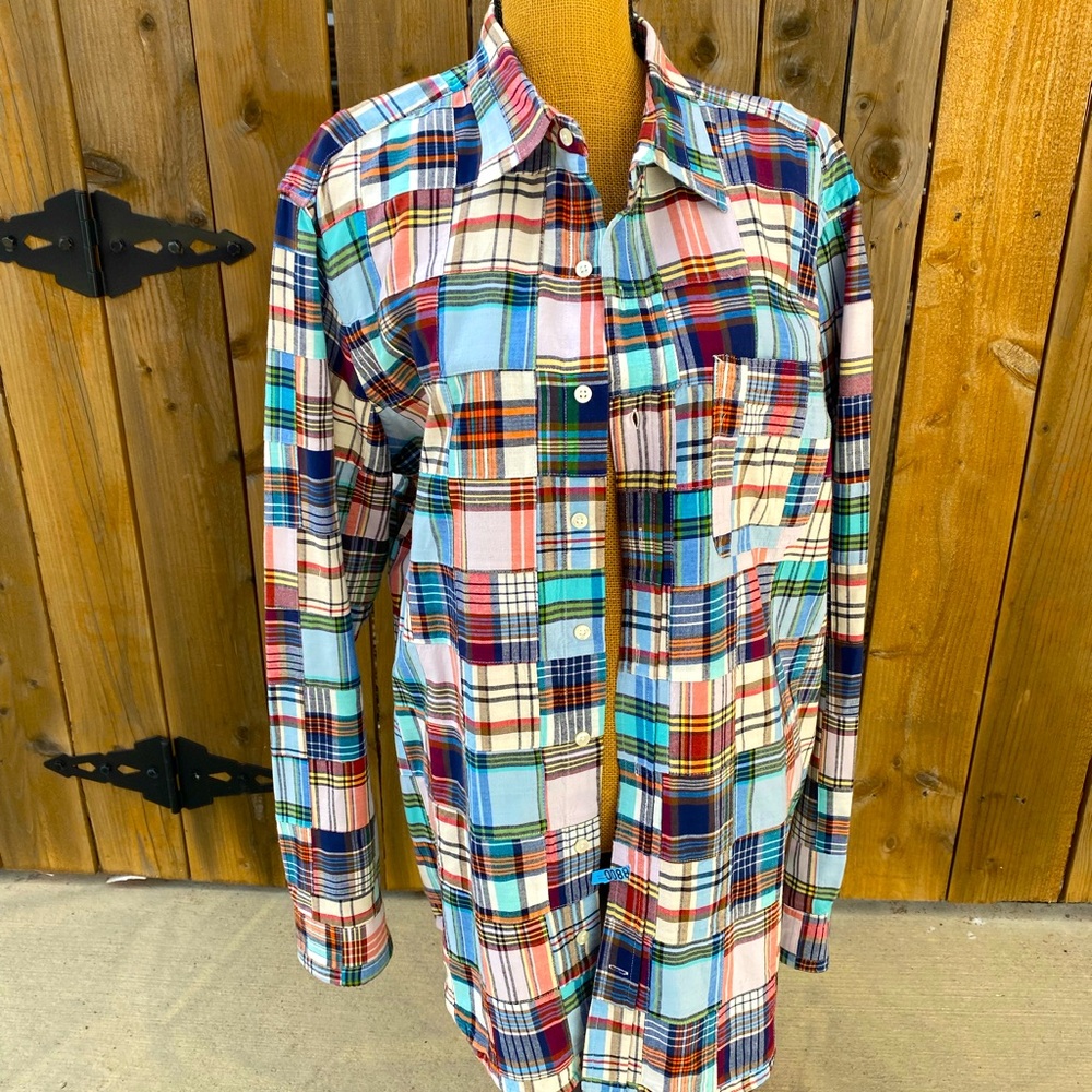 Multi colored plaid shirt